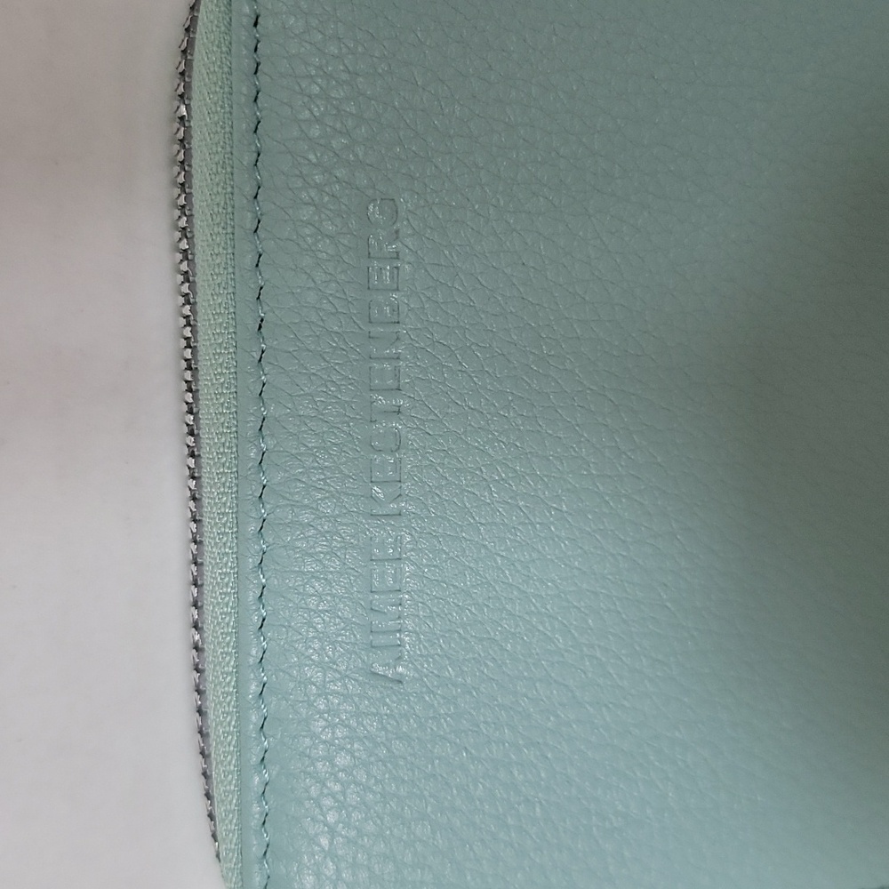 Aimee Kestenberg pale turquoise zip around card wallet - Picture 2 of 11